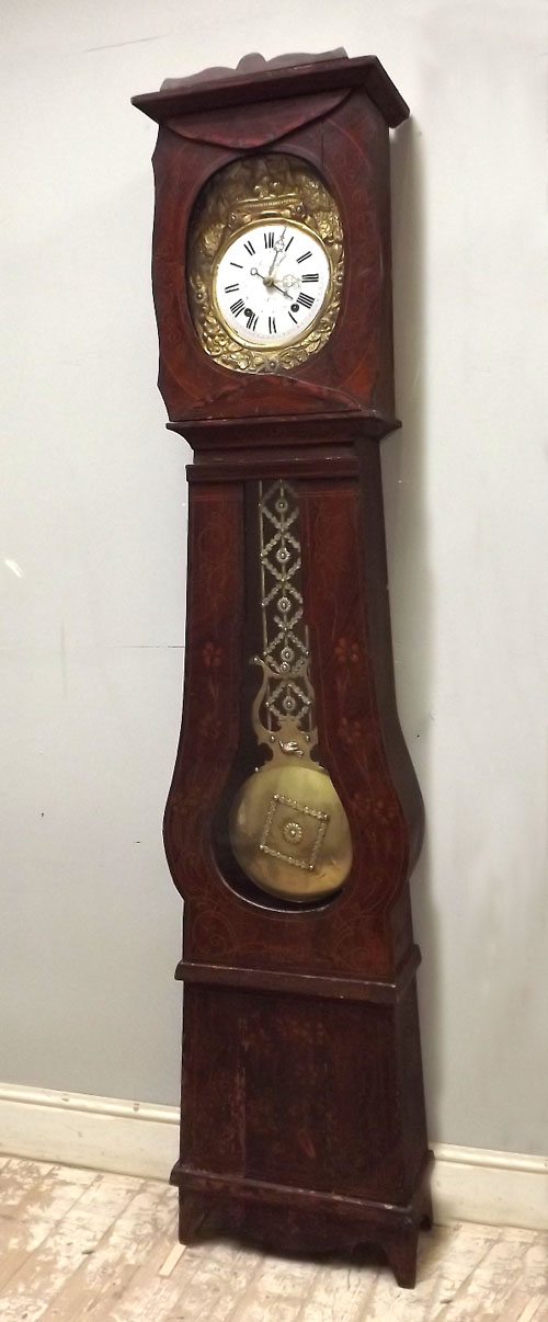 OLD FRENCH COMTOISE CLOCK